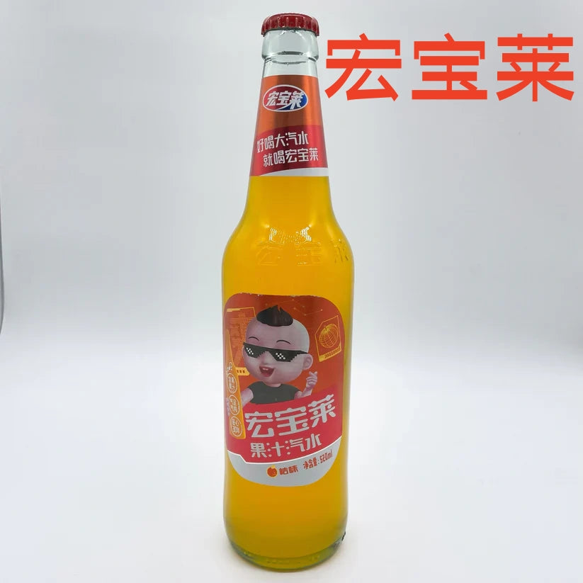 宏宝莱 橘子味汽水 520ml