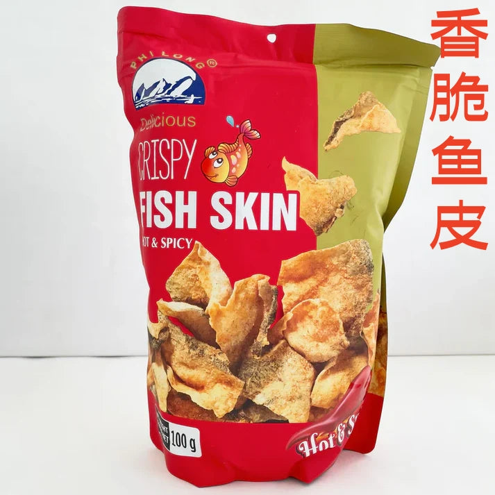 越南産 香辣味脆魚皮(紅袋) 100g 原价476