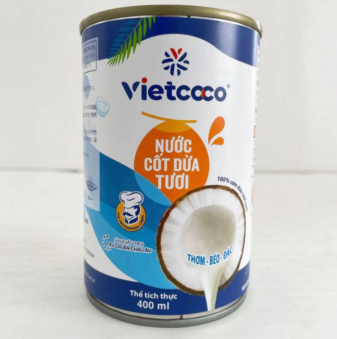 椰子汁 椰奶 400ml 越南产 浓厚的椰子汁味 浓稠的椰奶 不甜 很好喝哦