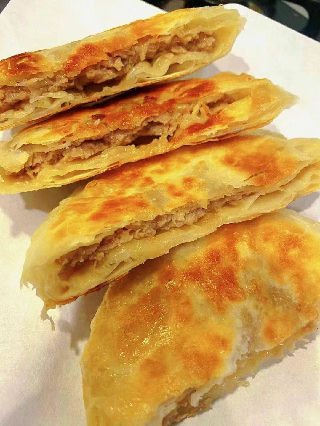 孜然羊肉餡餅 生 3枚 330g 万家餅業