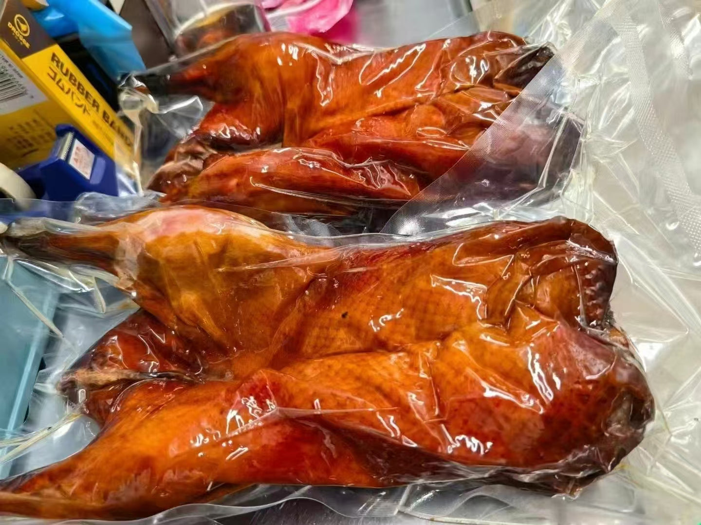 本店自营商品 现烤 北京烤鴨(1只烤鴨+1份烤鴨醤+20張鴨餅) 冷藏发货口感最佳 加热即食