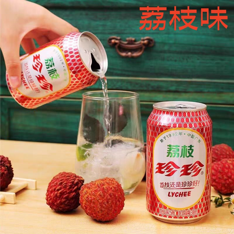 A荔枝味汽水 珍珍 330ml