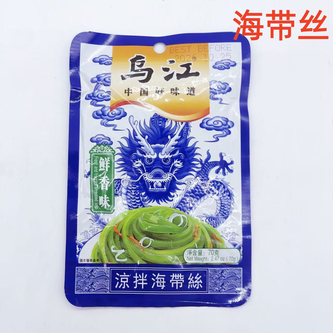 烏江 涼拌海帯絲 鮮香味70g 海带丝 赏味期10.25号