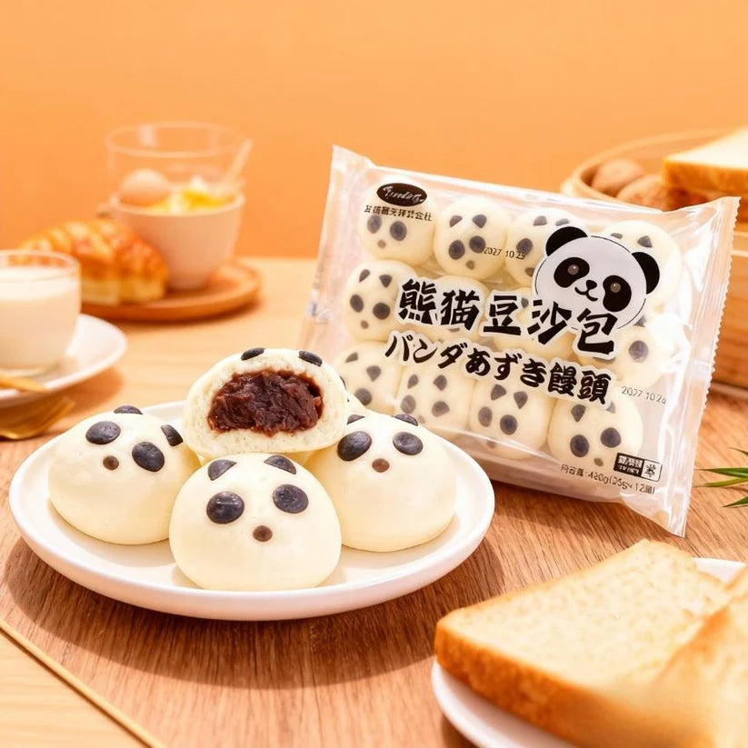 熊猫豆沙包 420g 12个入 会员日特价750 原价833
