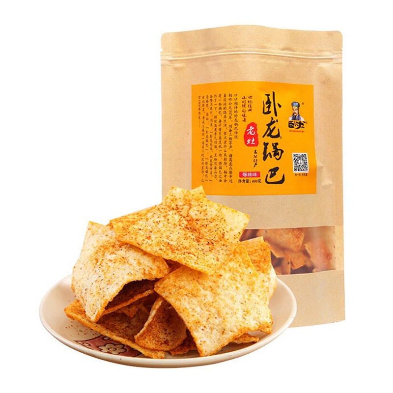 臥龍 老灶鍋巴 麻辣 200g