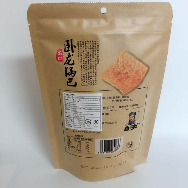 臥龍 老灶鍋巴 麻辣 200g