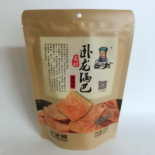 臥龍 老灶鍋巴 麻辣 200g