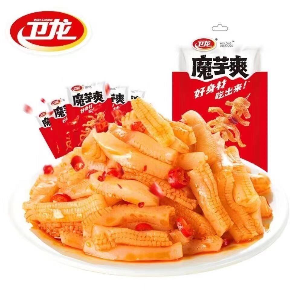 衛龍 素毛肚 50g 香辣 内含6小袋