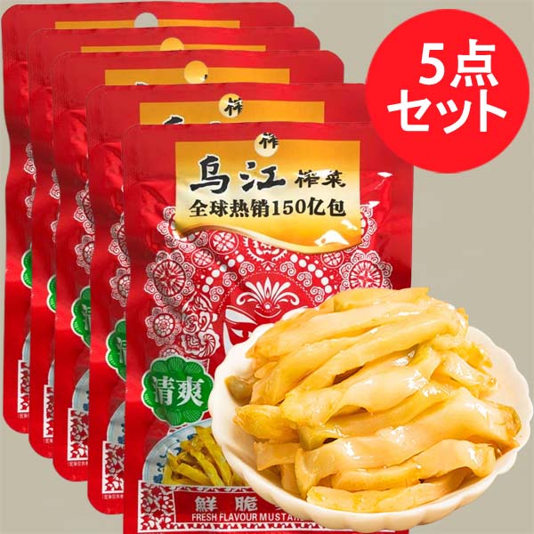 烏江 鮮脆榨菜絲(清爽) 80g