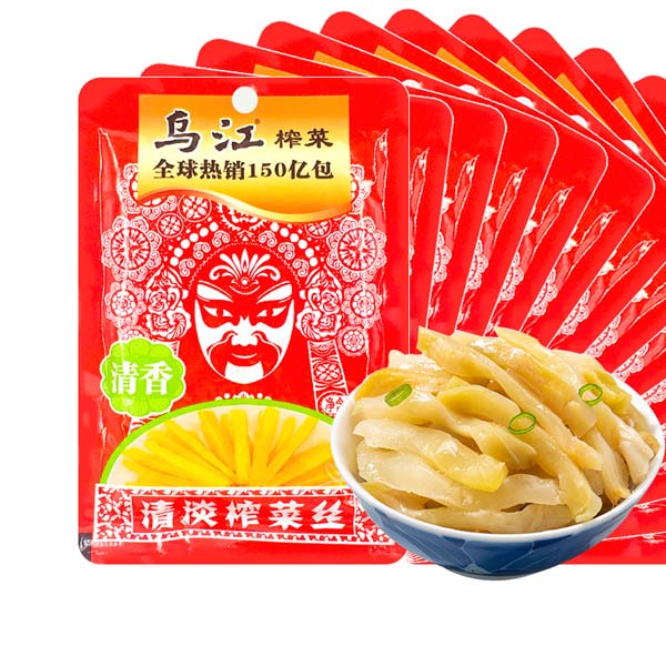 烏江 清淡搾菜 80g 不辣
