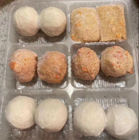海鲜丸子 3种口味 200g 富媽媽 海鮮撈火鍋 鱼丸 鱼豆腐