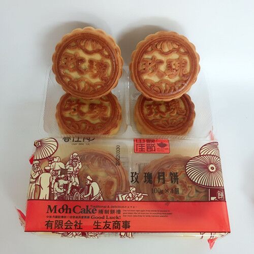 生友 枚瑰月餅 4个入 微波炉600瓦加热30秒口感跟刚做的月餅一样