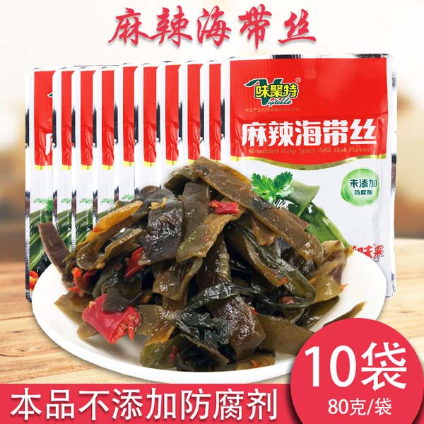 味聚特 麻辣海帯絲 80g