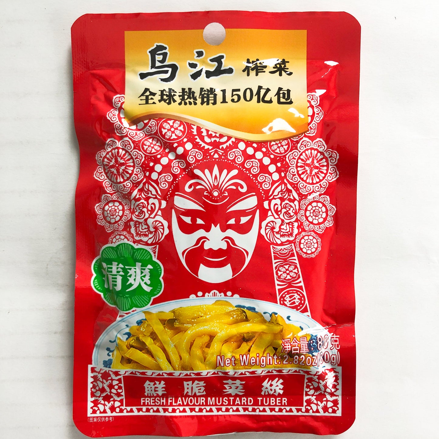 烏江 鮮脆榨菜絲(清爽) 80g