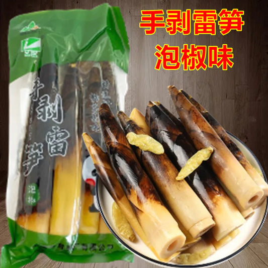 手剥雷笋  有皮  泡椒味  500g