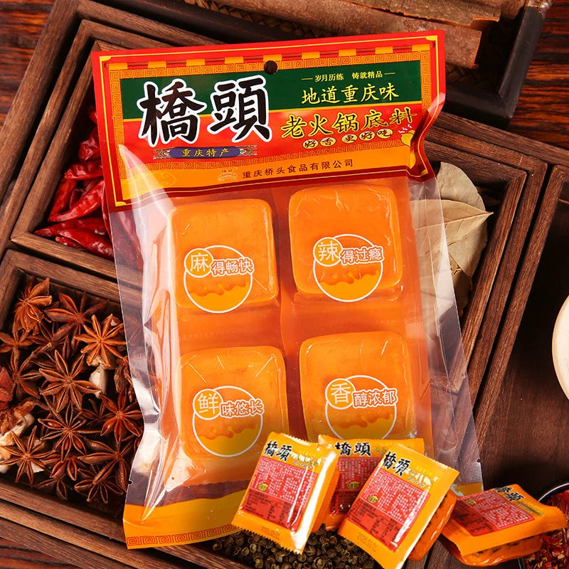 橋頭 老重庆火鍋底料 4个入 360g  桥头老重庆火锅底料