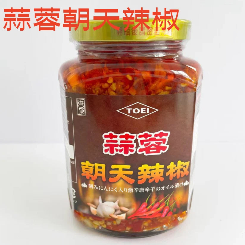 蒜蓉朝天辣椒 380g 台湾产  配料超级干净哦