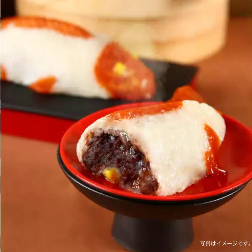 年年有鱼  糯米饭 豆沙馅 400g 1个入   软糯香甜  八宝饭   包装撕个口  上锅蒸40分钟左右  脱模即可