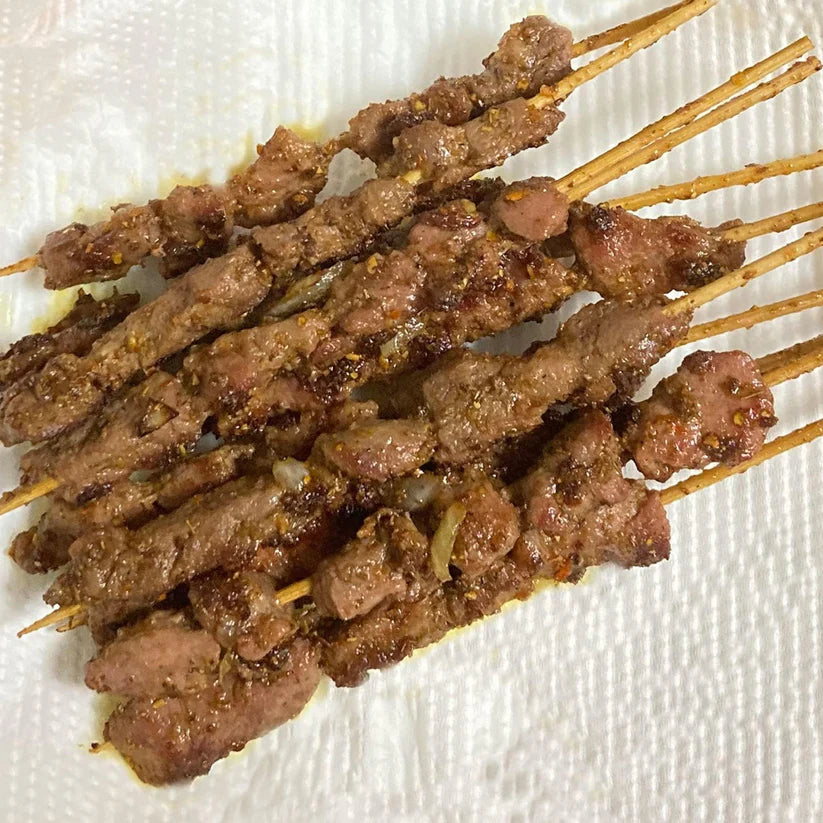 羊肉串  生  香辣味 10串  200g以上  自带烧烤料