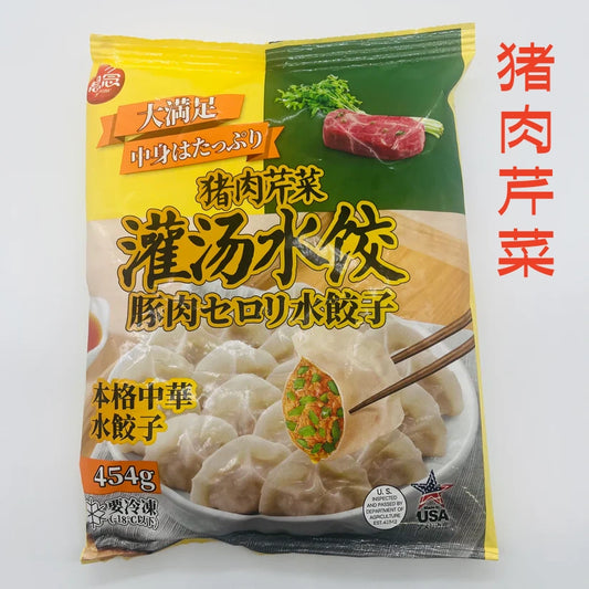 猪肉芹菜  454g    思念  灌湯水餃