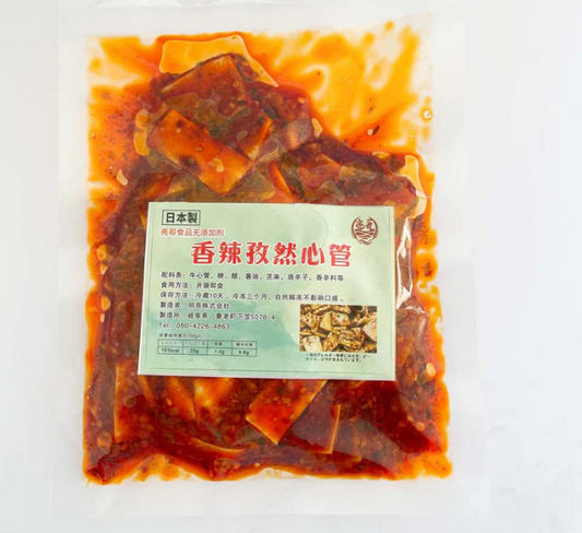 亮哥 香辣牛心管 140g