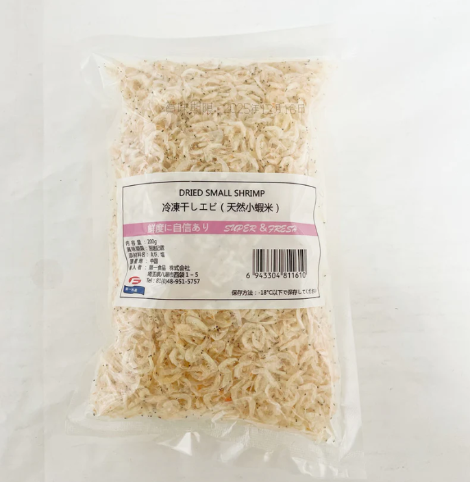 冷凍天然小蝦米 200g  原价775円