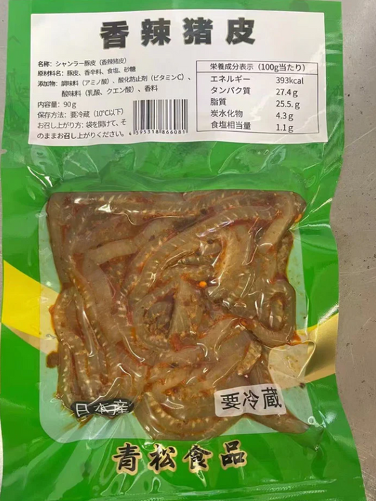 青松 香辣猪皮90g