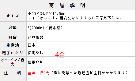 锅 うさぎ炊飯鍋 2合2人用（4合4人用） 直火 万古烧