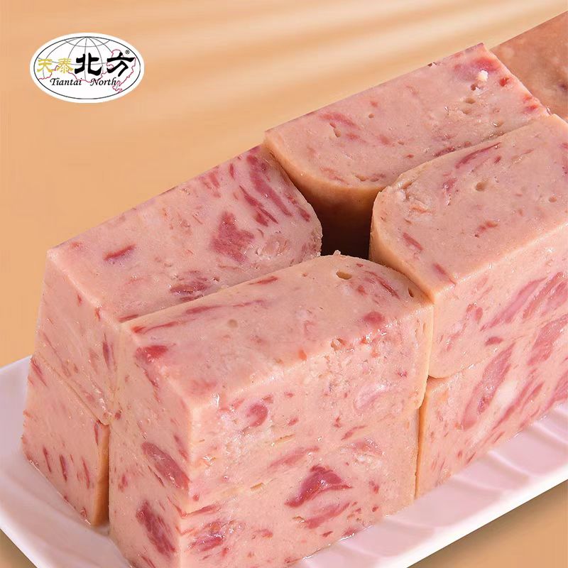 華華  午餐肉 340g   内含大肉块  北方天泰牌   本店严选 自营商品