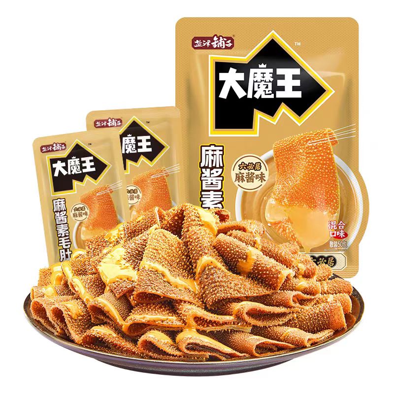 素毛肚 魔芋爽 18g 麻酱味  盐津铺子  超级无敌好吃哦