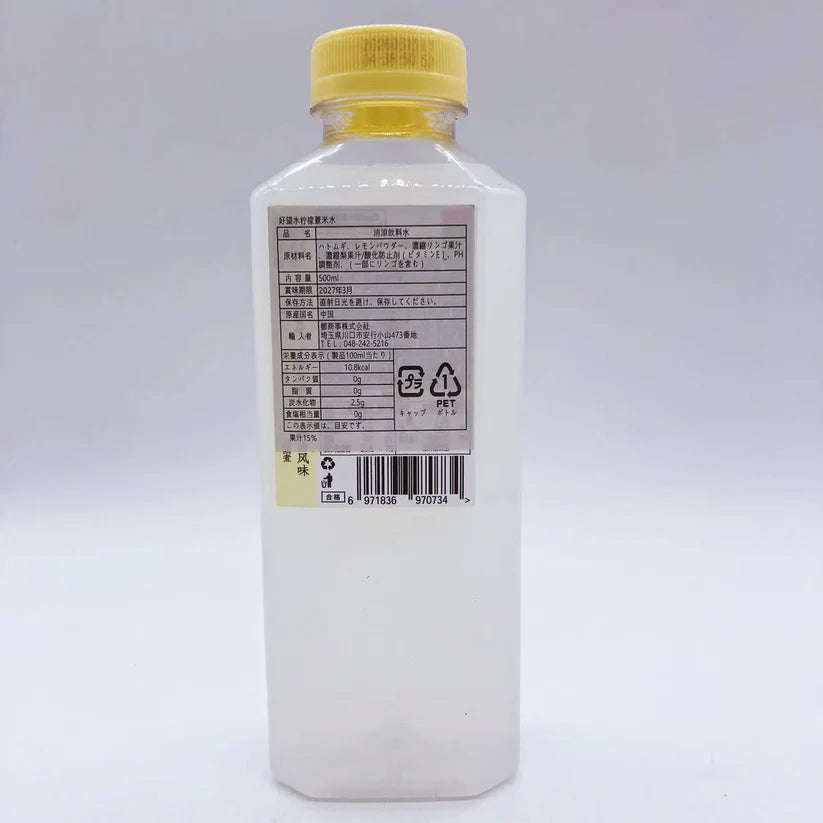 檸檬意米水  500ml  好望水