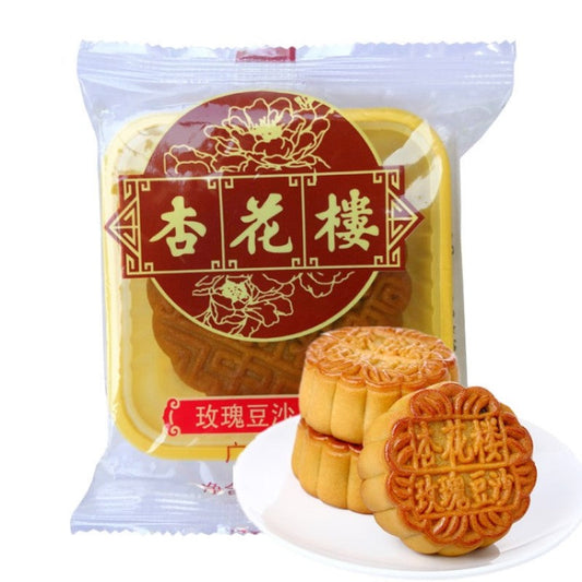 杏花楼 広式玫瑰豆沙月餅 100g