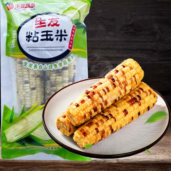 生友 彩糯玉米2個入約500g 冷凍品