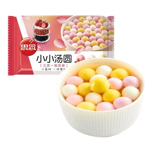 思念 小湯圓三合一 300g 草莓味 花生味 黑芝麻味 三种口味