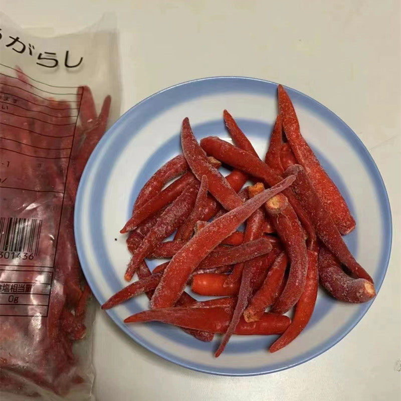 冷凍赤唐辛子（紅辣椒）500g 冷凍品