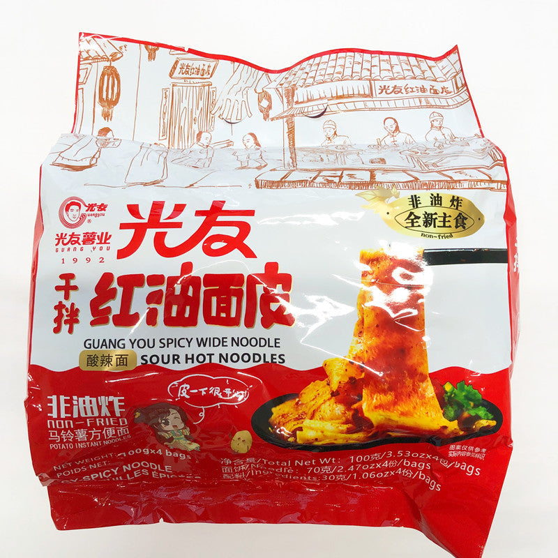 光友 紅油面皮 酸辣味 400g （4个入）